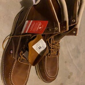 Slightly used steel toe boots size 15 double E